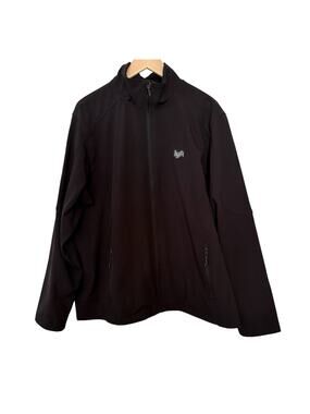 Lyft‎ Black Zip Jacket 1K Driver Patch XL Full Zip Tech Workwear Coat